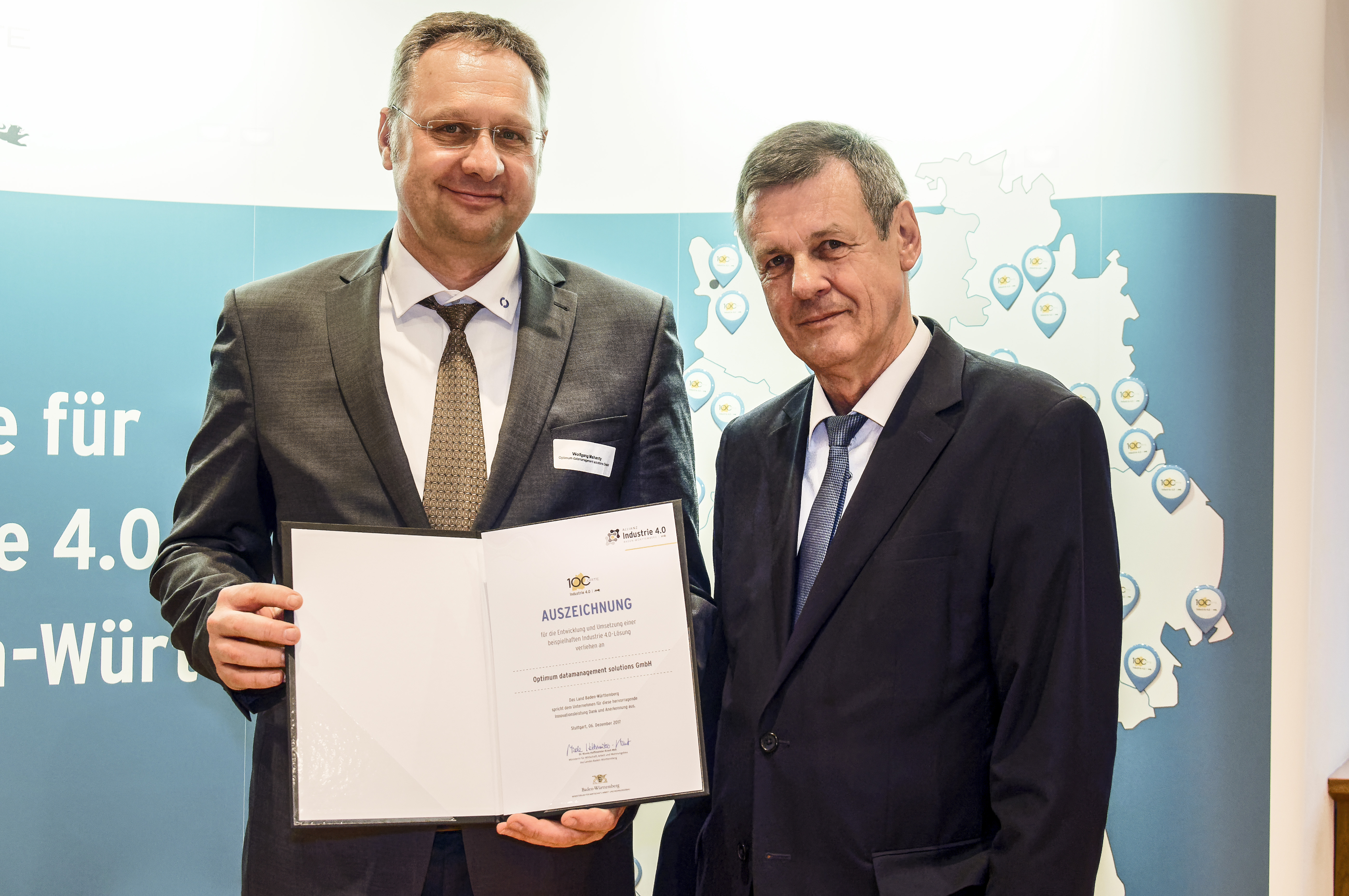 Allianz 100 Award für Optimum GmbH