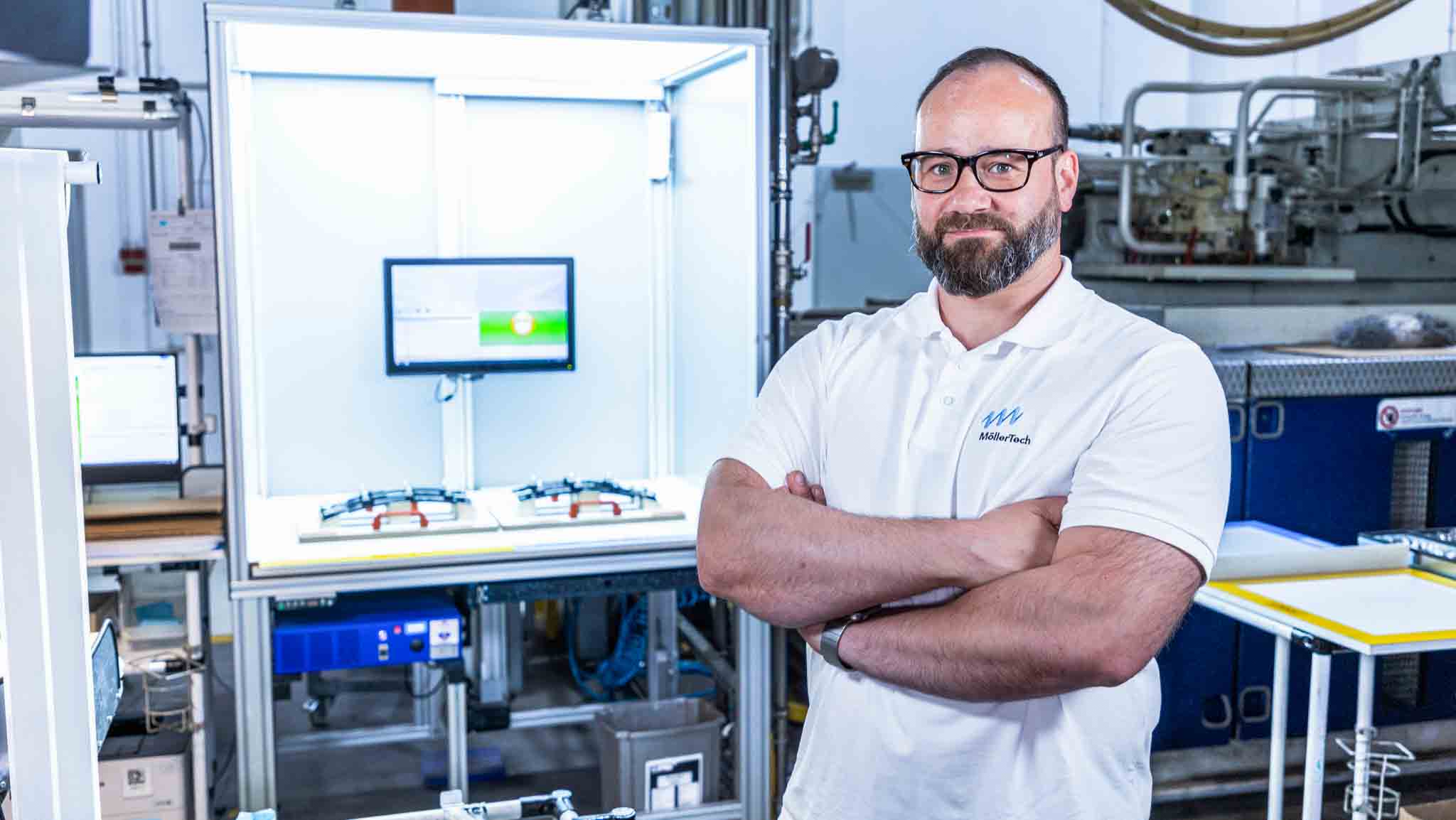 Mann vor Der Schlaue Klaus